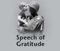 Speech of Gratitude